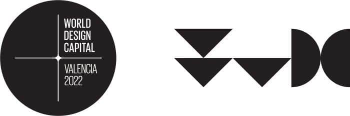 Logo Valencia Capital Mundial Diseño 2022
