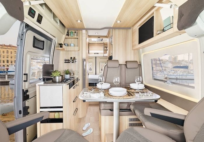 furgoneta camper de lujo