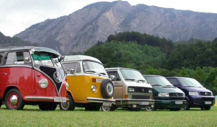 Tipos de furgoneta Volkswagen