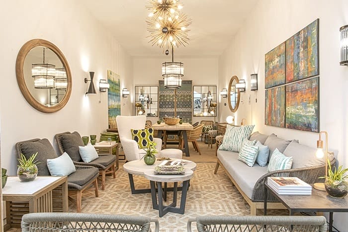 salon comedor acogedor playero chic