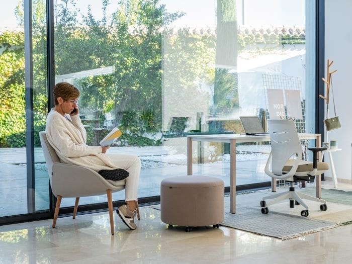 Home office al estilo nórdico