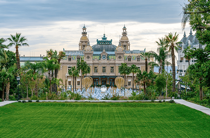 fachada principal del Casino de Montecarlo