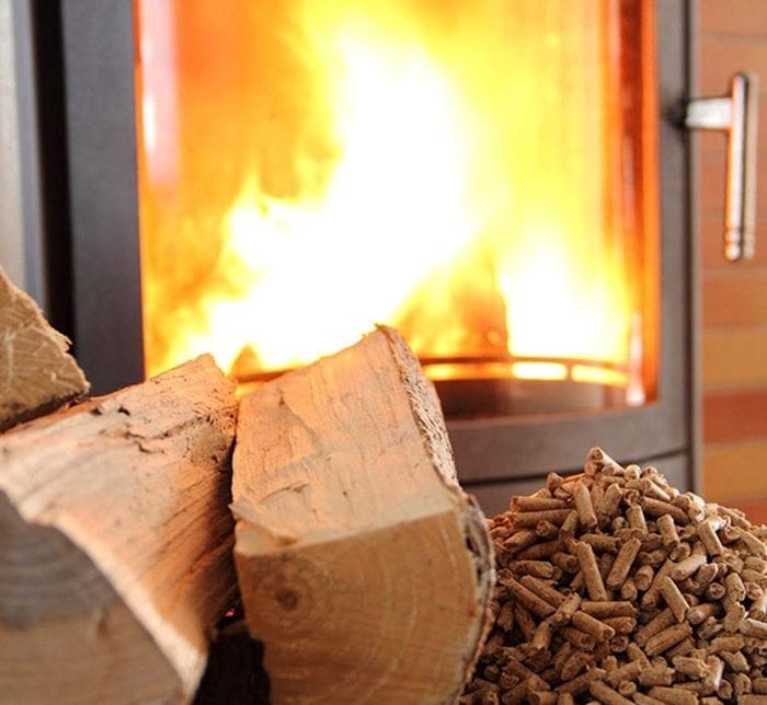 chimeneas de pellet de diseño