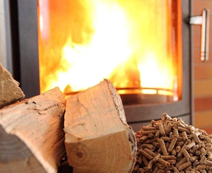 chimeneas de pellet de diseño