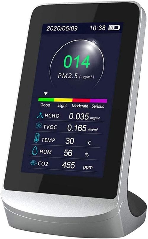 Medidor de aire y monitor de CO2