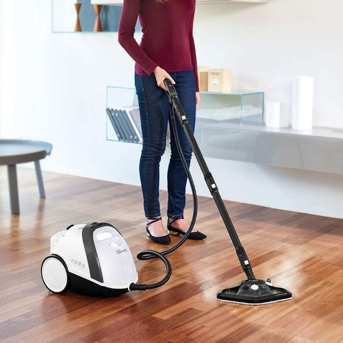 Vaporeta desinfectante y aspirador limpiador