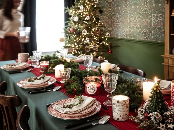 Decoración de tu mesa para esta Navidad