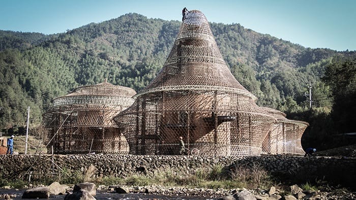 Ganador concurso arquitectónico ArchDaily 2021 estructura bambú