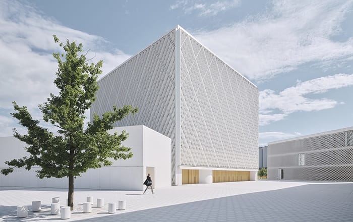 Ganador concurso arquitectónico ArchDaily 2021 exterior lateral proyecto