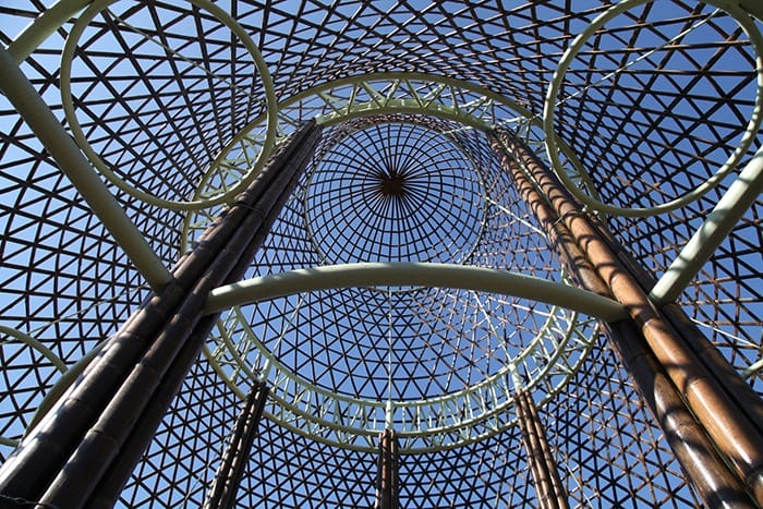 Ganador concurso arquitectónico ArchDaily 2021 cúpula bambú proyecto