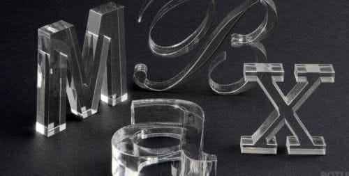 Corte laser de metacrilato transparente para dar forma a tus productos