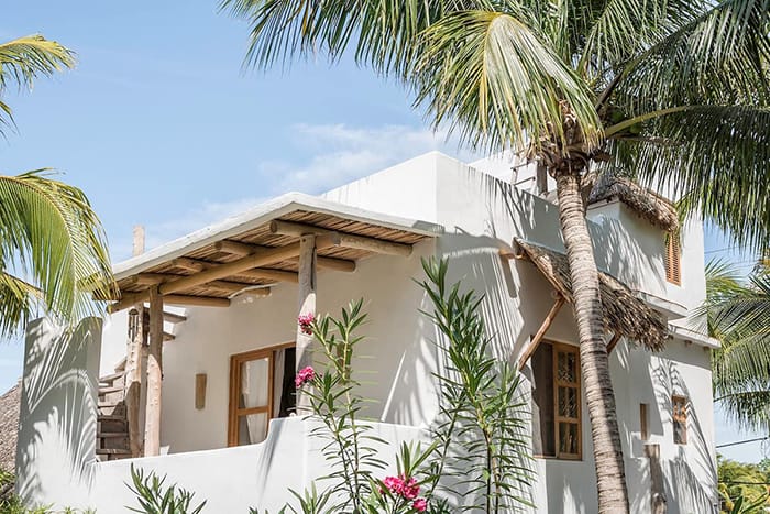 Imagen exterior de la Casa Impala Holbox, alojamiento de Airbnb en México
