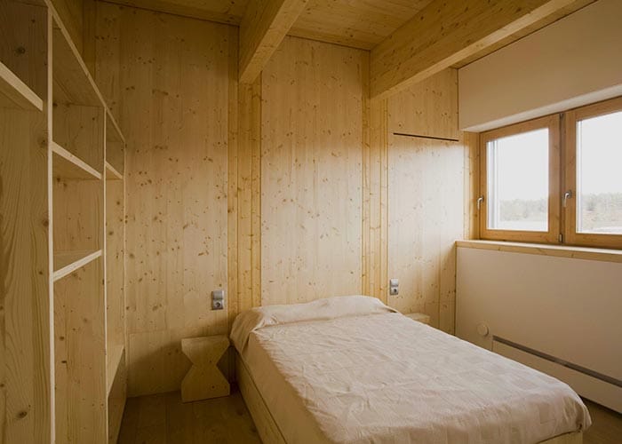 dormitorio casa eficiente