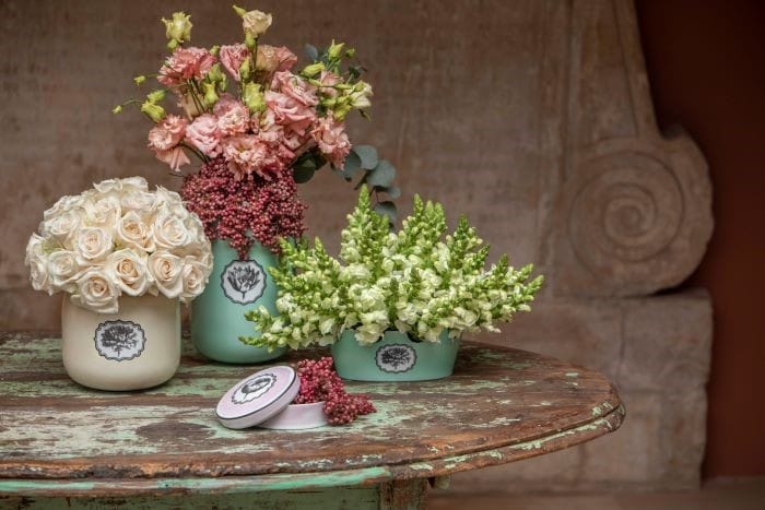 Decoración de una mesa primaveral