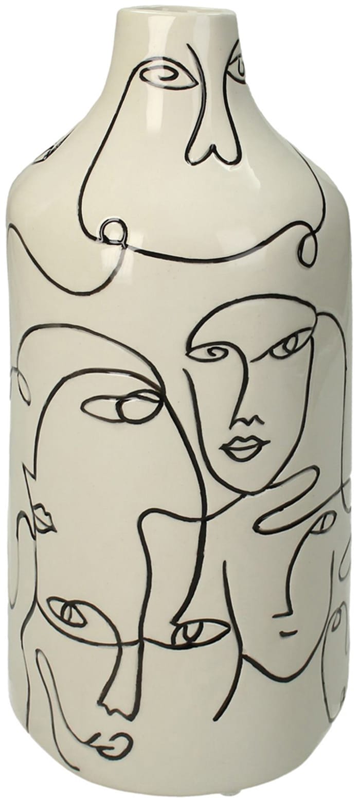 Jarrón Faces beige de Westwing para el Día de la Mujer