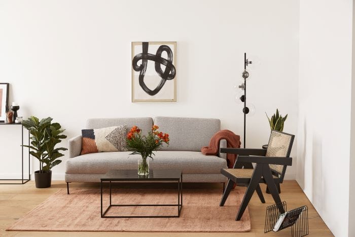 ambiente con decoración con color breige