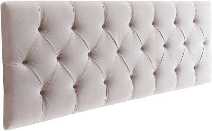 cabecero de terciopelo westwing color greige