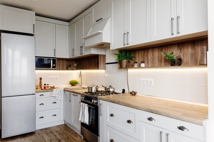 Cocina Leroy Merlín diseñada con el planificador 3D