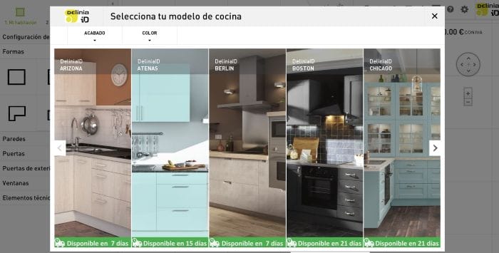 Planificador 3D para diseñar tu cocina en Leroy Merlín