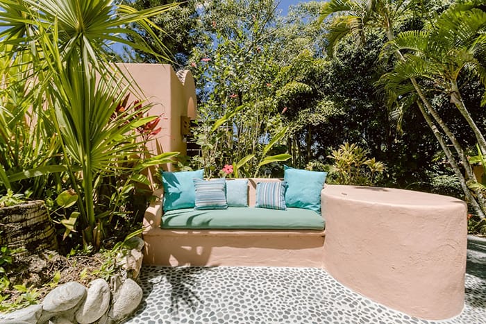 Exterior terraza en Casa Dos Chicos Airbnb México