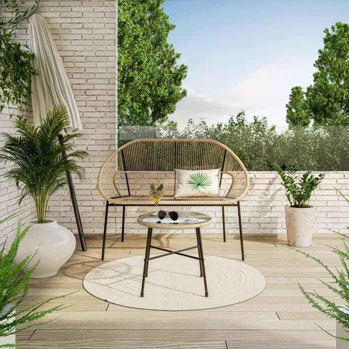 Muebles de jardín serie acapulco de leroy merlin