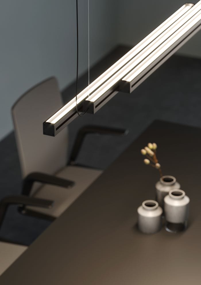 Diseno-LIGHT-GLIDE-de-Fabbian para el teletrabajo o empresas