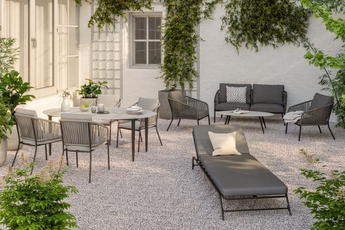 Muebles para jardín serie Jónico de Leroy Merlin