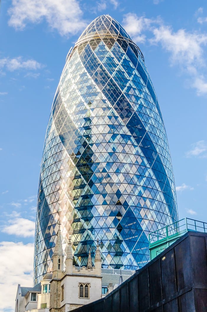 Edificio The Gherkin en Londres