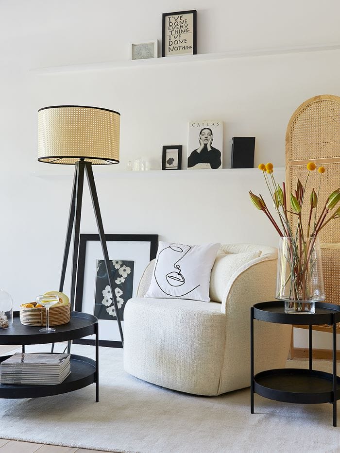 salón con accesorios must have de Westwing