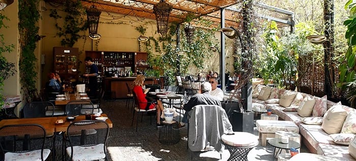 terraza restaurante barcelona