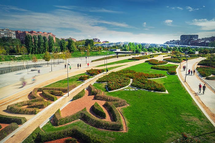 madrid rio vista aerea