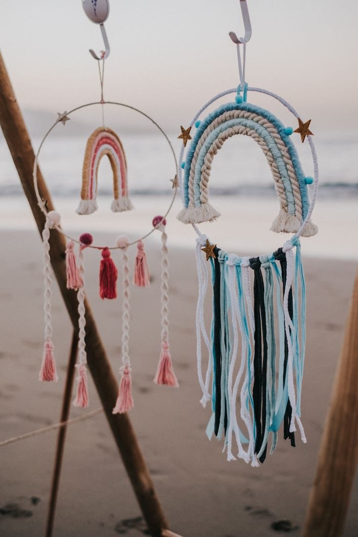 Atrapasueños de colores infantiles