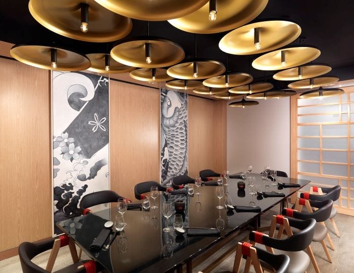 Mesa de restaurante en Paradisus Palma Real