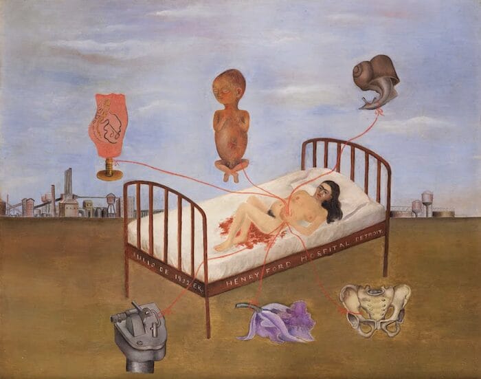 Cuadro pintura Frida Kahlo Henry Ford