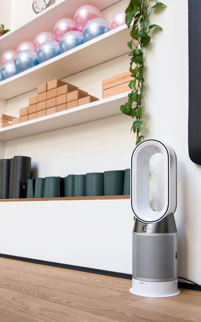 Moderno calentador y ventilador Dyson