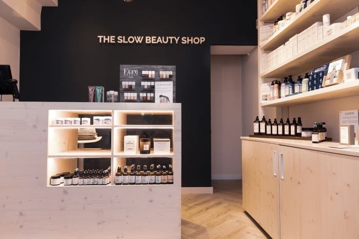 Tienda de productos de belleza naturales Slow Beauty en Barcelona