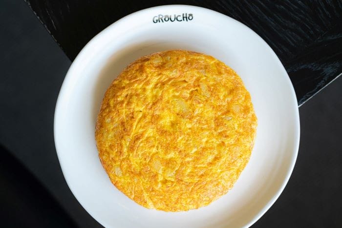 Tortilla de patatas del restaurante Groucho