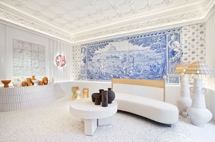 Espacio de artesanía mezclada con tecnología en Casa Decor 2021