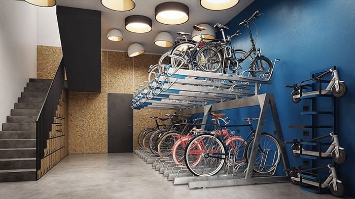 espacios aparcamiento contemporaneos