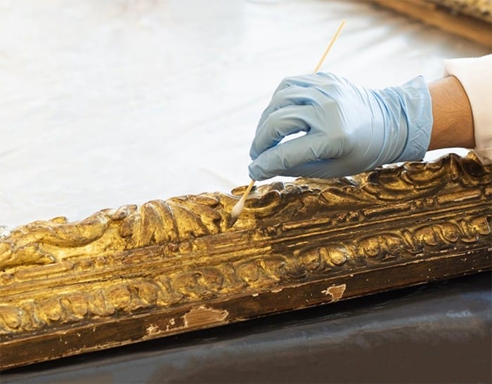 marco dorado restauracion thyssen