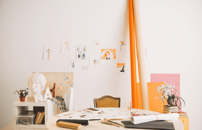 Espacio para cursos de diseño o ilustración