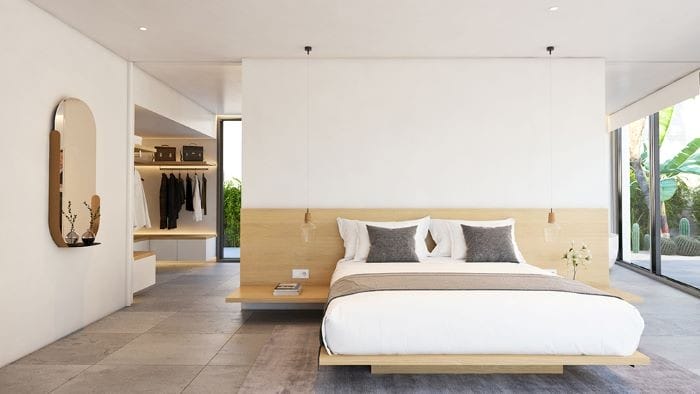 Dormitorio de la casa Abama