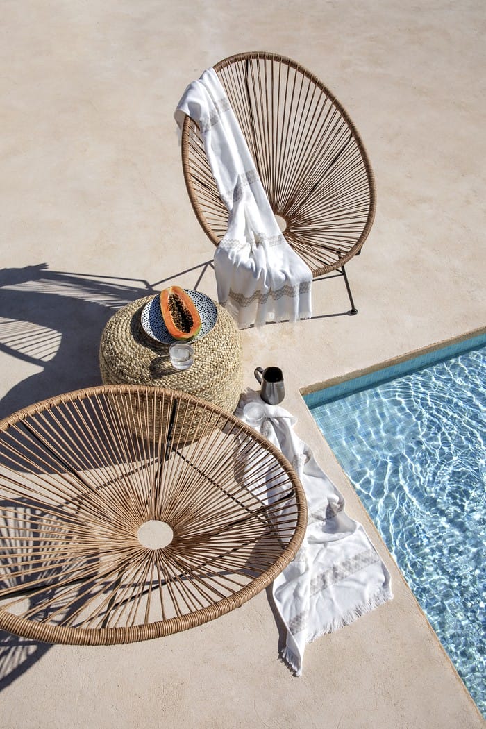 Westwing coleccion Dia de playa o piscina sillas