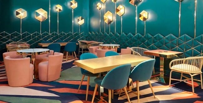 interior larios cafe