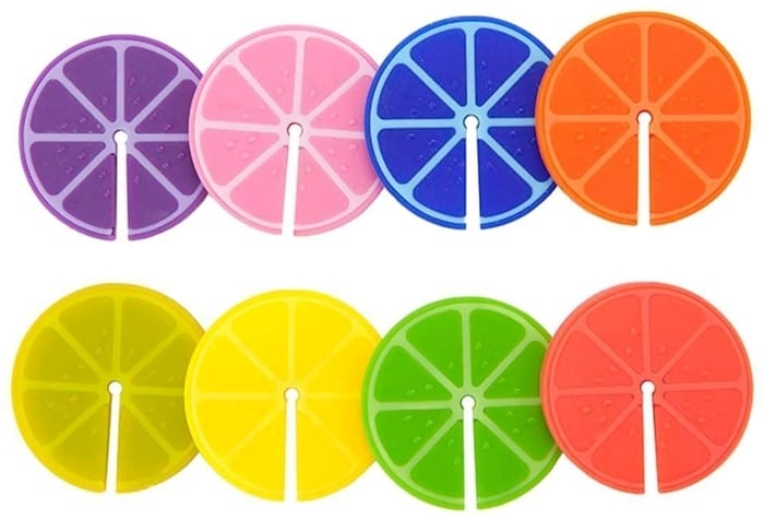 rodajas artificiales vasos