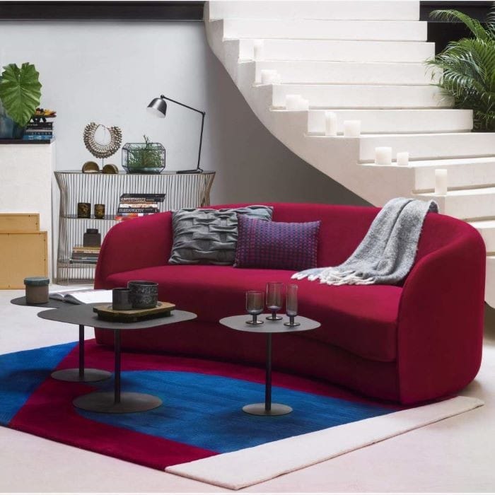 sofá de terciopelo Habitat