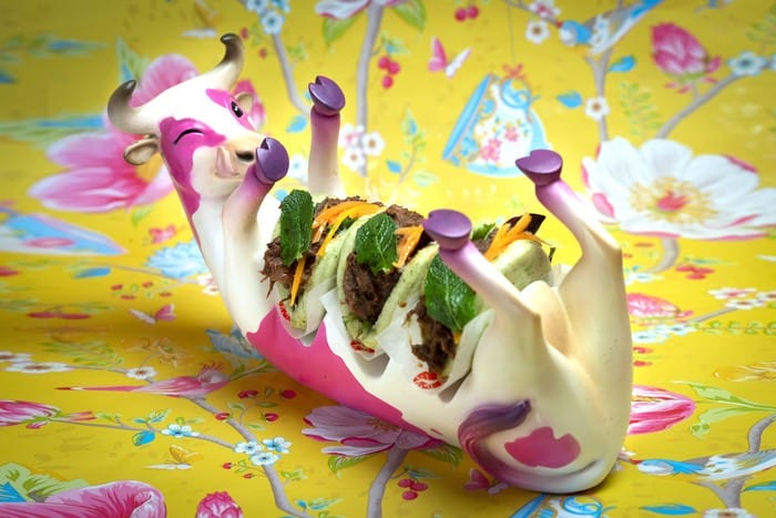 imagen plato bocata de carrillera en el restaurante Rosi La Loca Madrid