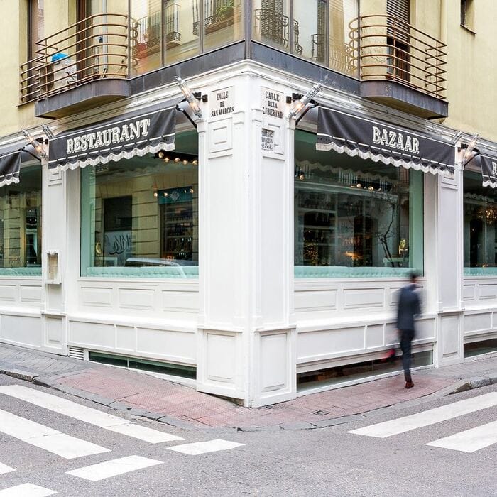 exterior restaurante Bazaar en Madrid