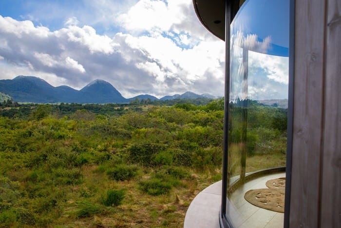 ventanas grandes cielo montañas