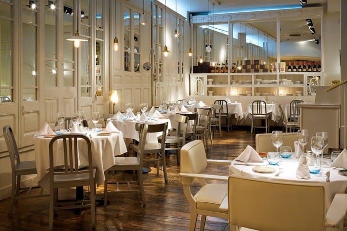 decoracion interior restaurante bazaar en madrid